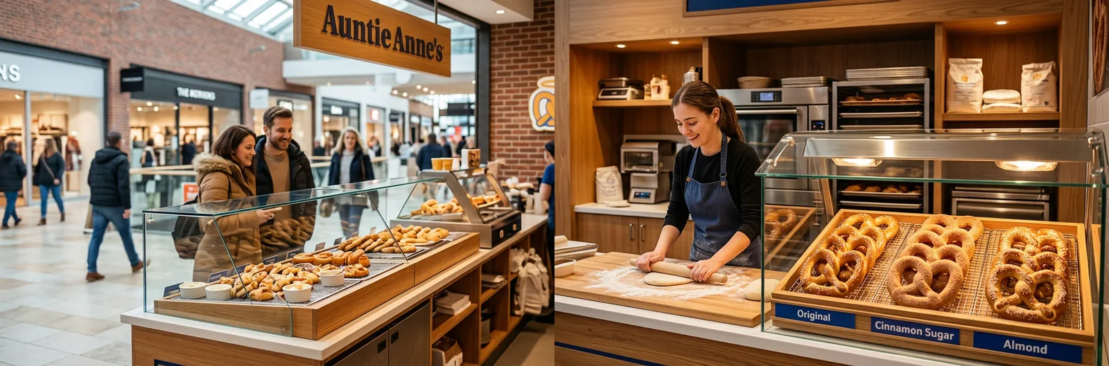 Auntie Anne's franchise banner