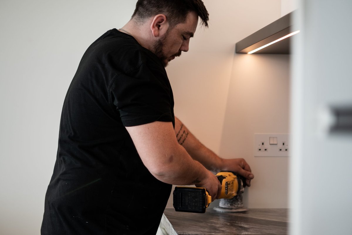 MasterTeck Repair technician working on site with professional repair tools